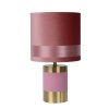 Lucide FRIZZLE Table lamp brass, pink, 1-light source