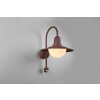 Trio Norman Outdoor Wall Light rust-coloured, 1-light source, Motion sensor
