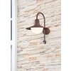 Trio Norman Outdoor Wall Light rust-coloured, 1-light source, Motion sensor