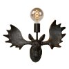 Lucide MOOSE Wall Light black, 1-light source