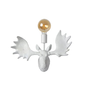 Lucide MOOSE Wall Light white, 1-light source
