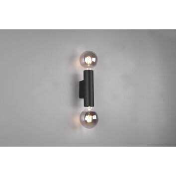 Reality Vannes Wall Light black, 2-light sources