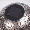 Samoao solar light LED copper, black, silver, 1-light source