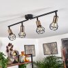Baripada Ceiling Light brass, black, 4-light sources