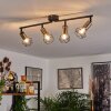 Baripada Ceiling Light brass, black, 4-light sources