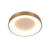 Steinhauer Ringlede Ceiling Light gold, white, 1-light source