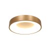 Steinhauer Ringlede Ceiling Light gold, white, 1-light source