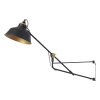 Steinhauer Wall Light gold, black, 1-light source