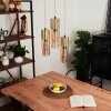 Dulcita Pendant Light brass, 3-light sources