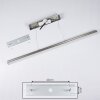Goun Pendant Light LED matt nickel, 2-light sources