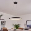 Calcium Pendant Light LED black, 1-light source