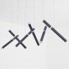 Térou Pendant Light LED anthracite, 6-light sources