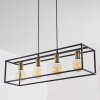 Flambeau Pendant Light black, 4-light sources