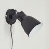 Leiwoma Wall Light black, 1-light source