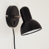 Ambousi Wall Light chrome, black, 1-light source