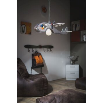 Elobra JOE Pendant Light silver, white, 1-light source