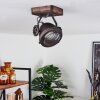 Herford Ceiling Light brown, Dark wood, 1-light source