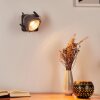 Herford Wall Light grey, Dark wood, 1-light source