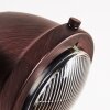 Herford Ceiling Light Dark wood, rust-coloured, 3-light sources