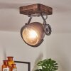 Herford Ceiling Light Dark wood, 1-light source