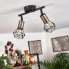 Baripada Ceiling Light brass, black, 2-light sources
