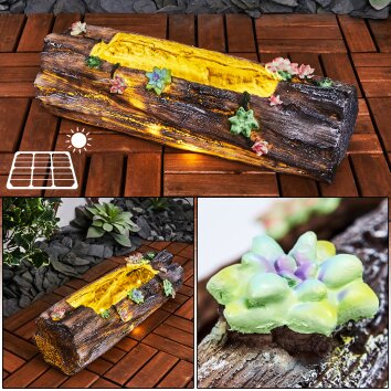 Samana solar light LED brown, yellow, green, pink, 20-light sources