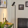 Zuoz Floor Lamp chrome, black, 1-light source