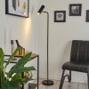 Zuoz Floor Lamp chrome, black, 1-light source