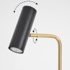 Zuoz Floor Lamp brass, black, 1-light source