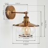 Gryttje Wall Light bronze, 1-light source