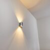MORA Outdoor Wall Light LED matt nickel, 2-light sources