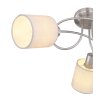 Globo AVA Ceiling Light matt nickel, 3-light sources