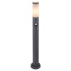 Globo BOSTON pedestal light anthracite, 1-light source, Motion sensor
