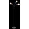 Globo HERMINE Floor Lamp black, 3-light sources