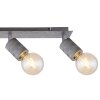 Globo FREDDY Ceiling Light Oxidised Silver, 4-light sources