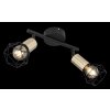 Globo XARA Ceiling Light antique brass, black, 2-light sources