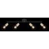Globo XARA Ceiling Light antique brass, black, 4-light sources