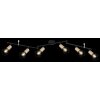Globo XARA Ceiling Light antique brass, black, 6-light sources