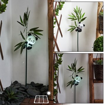 Beo solar light LED green, black, 1-light source