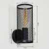 Vislanda Wall Light black, 1-light source