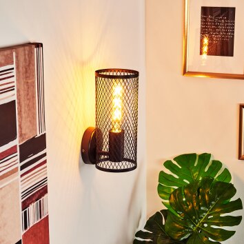 Vislanda Wall Light black, 1-light source