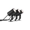 Philips HUE AMBIANCE WHITE & COLOR WACA LILY Spot, base set of 3 LED black, 1-light source, Colour changer