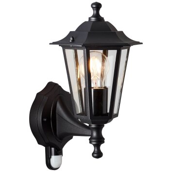Brillliant Carleen Outdoor Wall Light black, 1-light source, Motion sensor