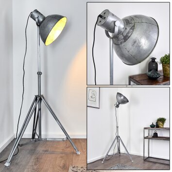 Svanfolk industrial Floor Lamp grey, 1-light source