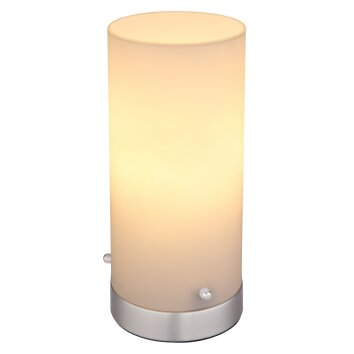 Globo CYLI Table lamp LED matt nickel, 1-light source
