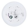 Globo SULLY Ceiling Light LED black, 1-light source, Remote control, Colour changer