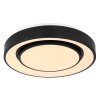 Globo SULLY Ceiling Light LED black, 1-light source, Remote control, Colour changer