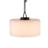 Leuchten Direkt HOLLY Pendant Light LED black, white, 1-light source, Colour changer