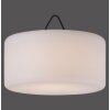 Leuchten Direkt HOLLY Pendant Light LED black, white, 1-light source, Colour changer