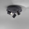 Leuchten Direkt TARIK Ceiling Light LED black, 3-light sources